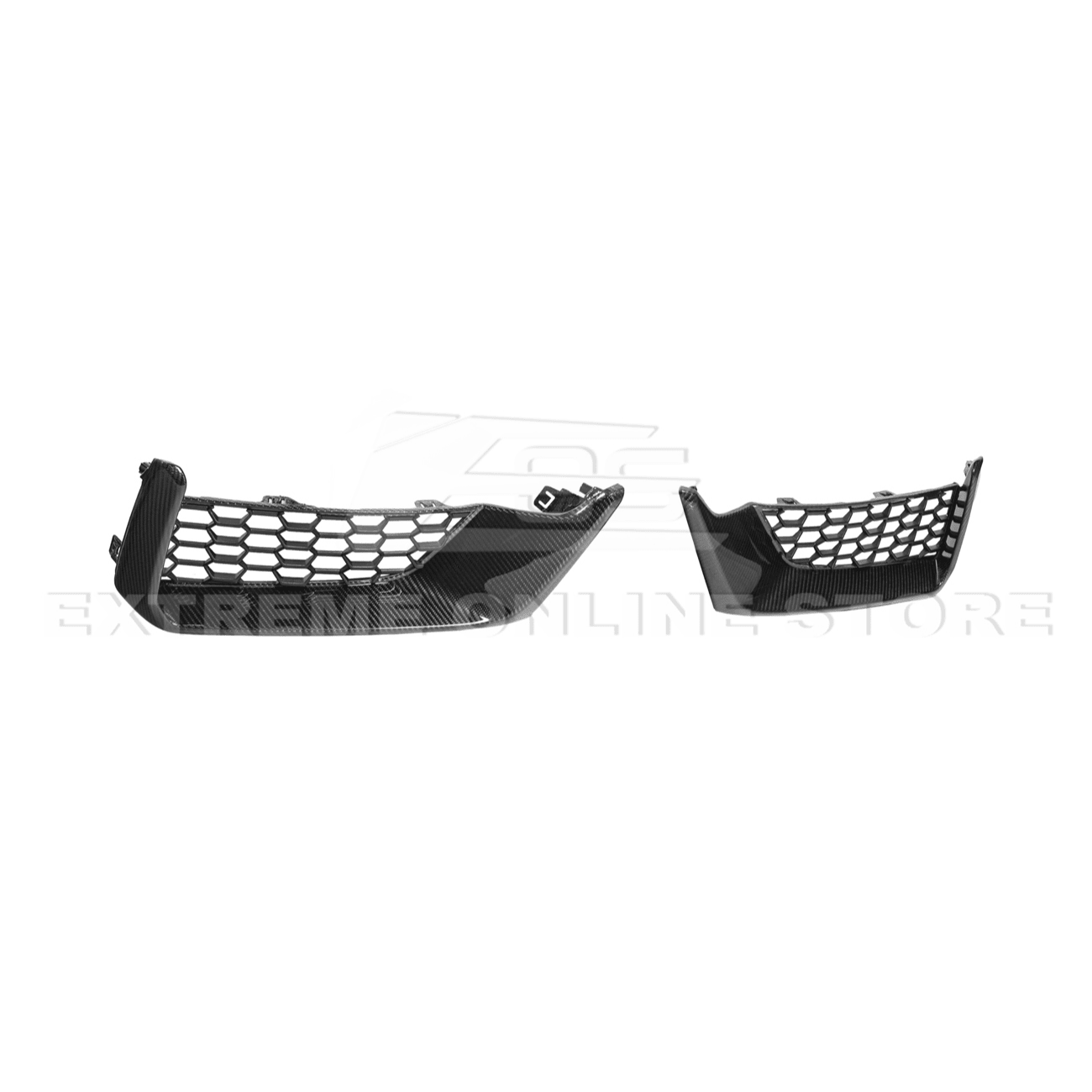 Ford Mustang S650 Dark Horse Dry Carbon Fiber Front Grille Insert Set 2024-Up