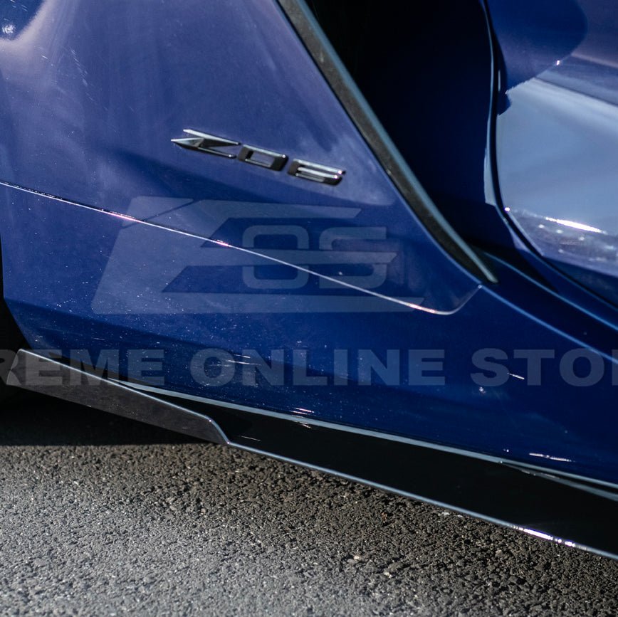 Chevrolet Corvette C8 Models Z06 EOS Performance Track Style Side Skirts