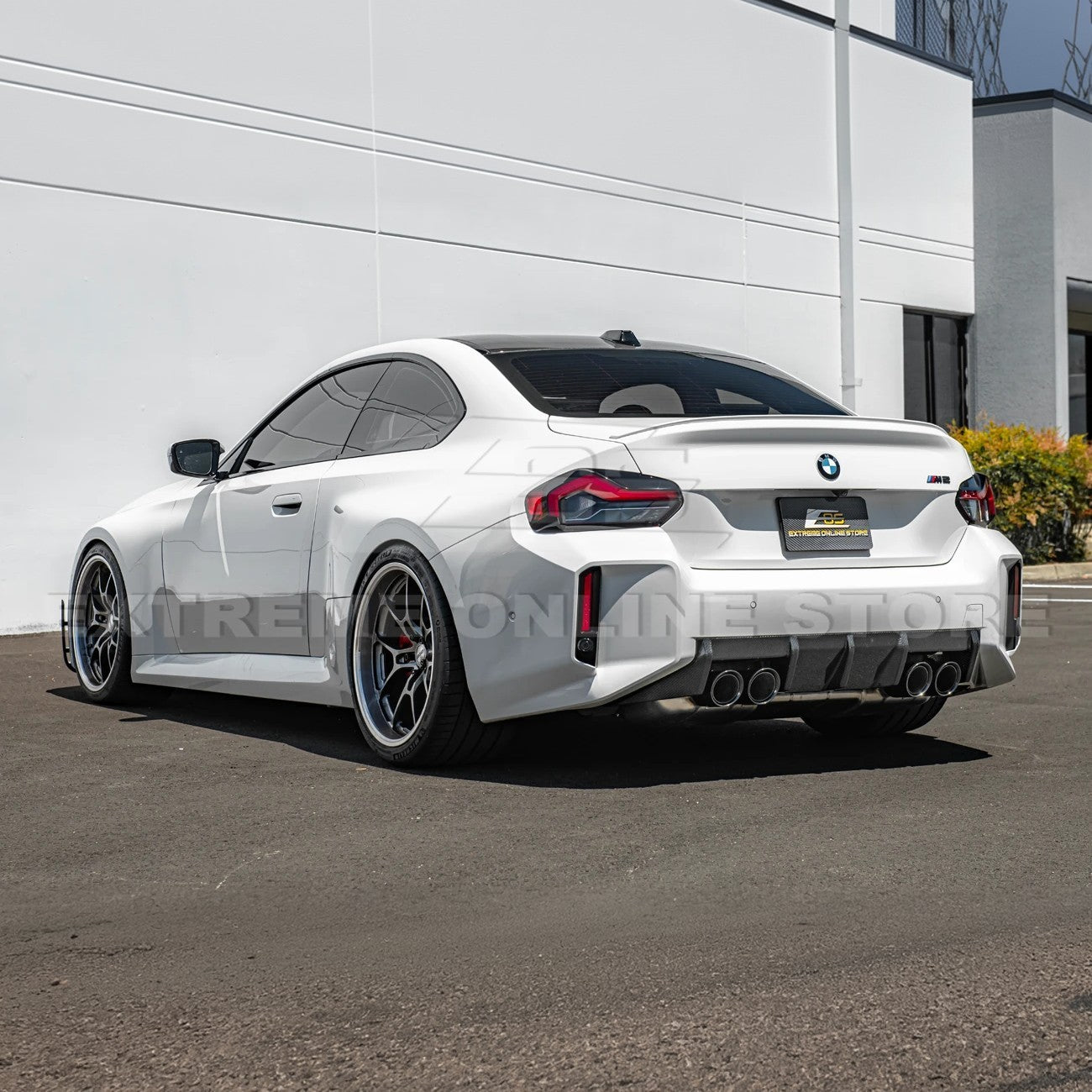 BMW G87 M2 M Sport Performance Carbon Fiber Rear Bumper Diffuser 2023-Up