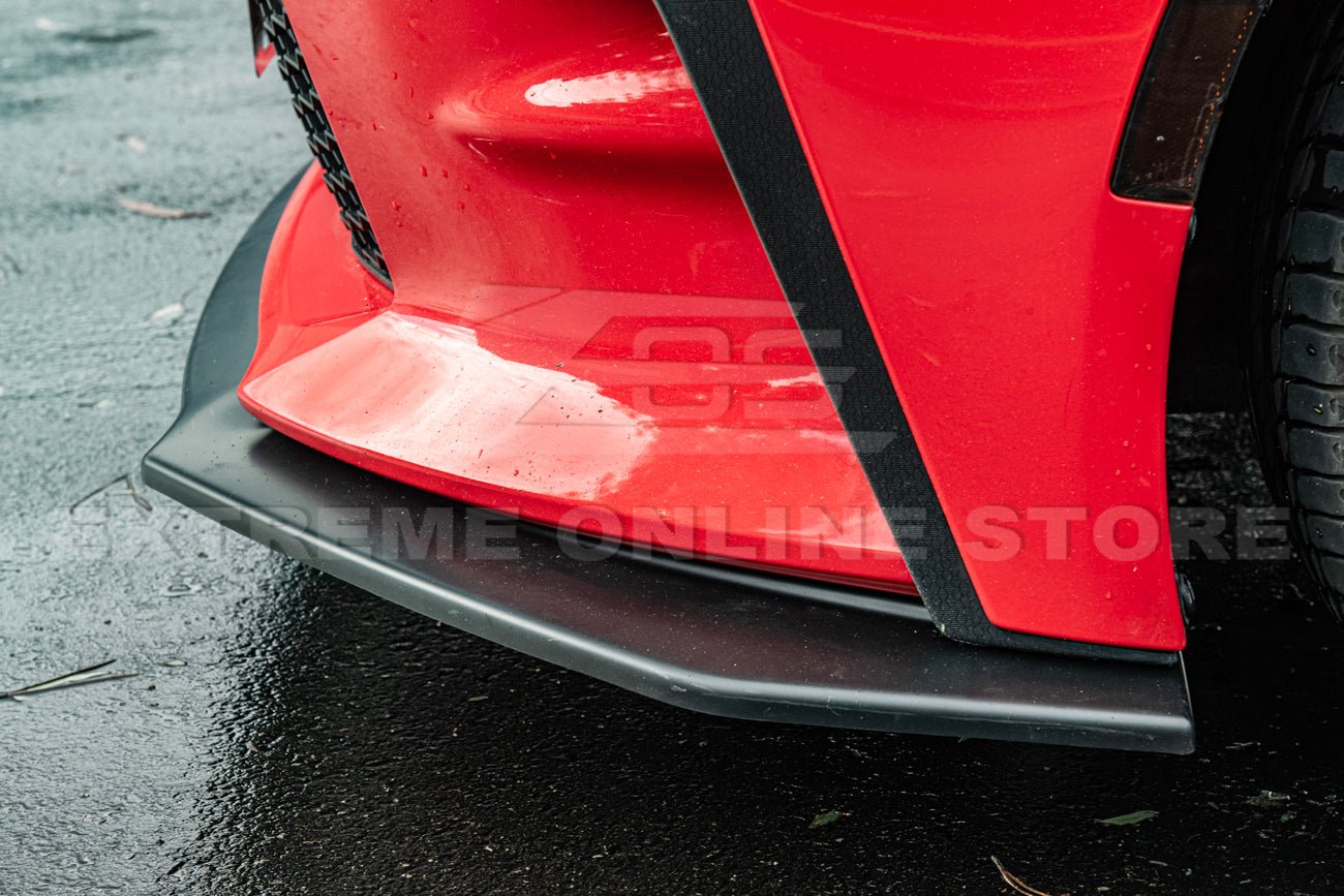 Toyota GR86 ZN8 CS Style Primed Black / Gloss Black Front Lip Splitter 2022-Up