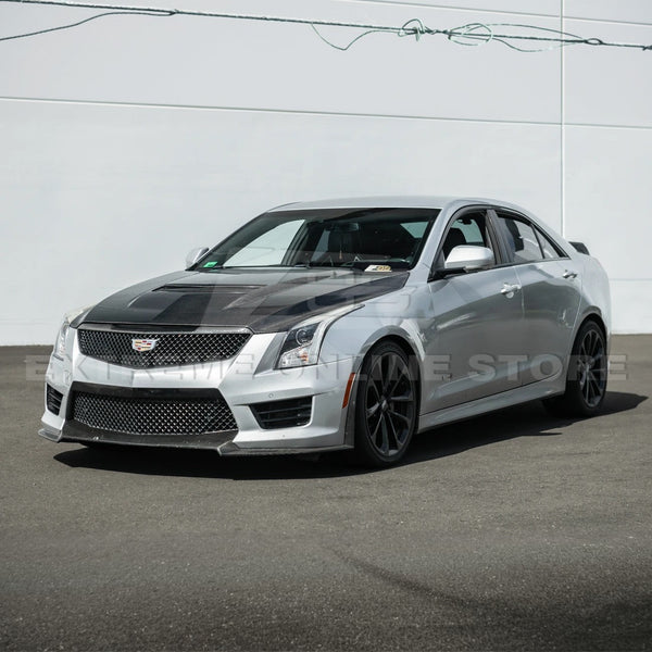 Cadillac ATS ATS-V Factory Style Carbon Fiber Hood Vent Cover 2016-201 ...