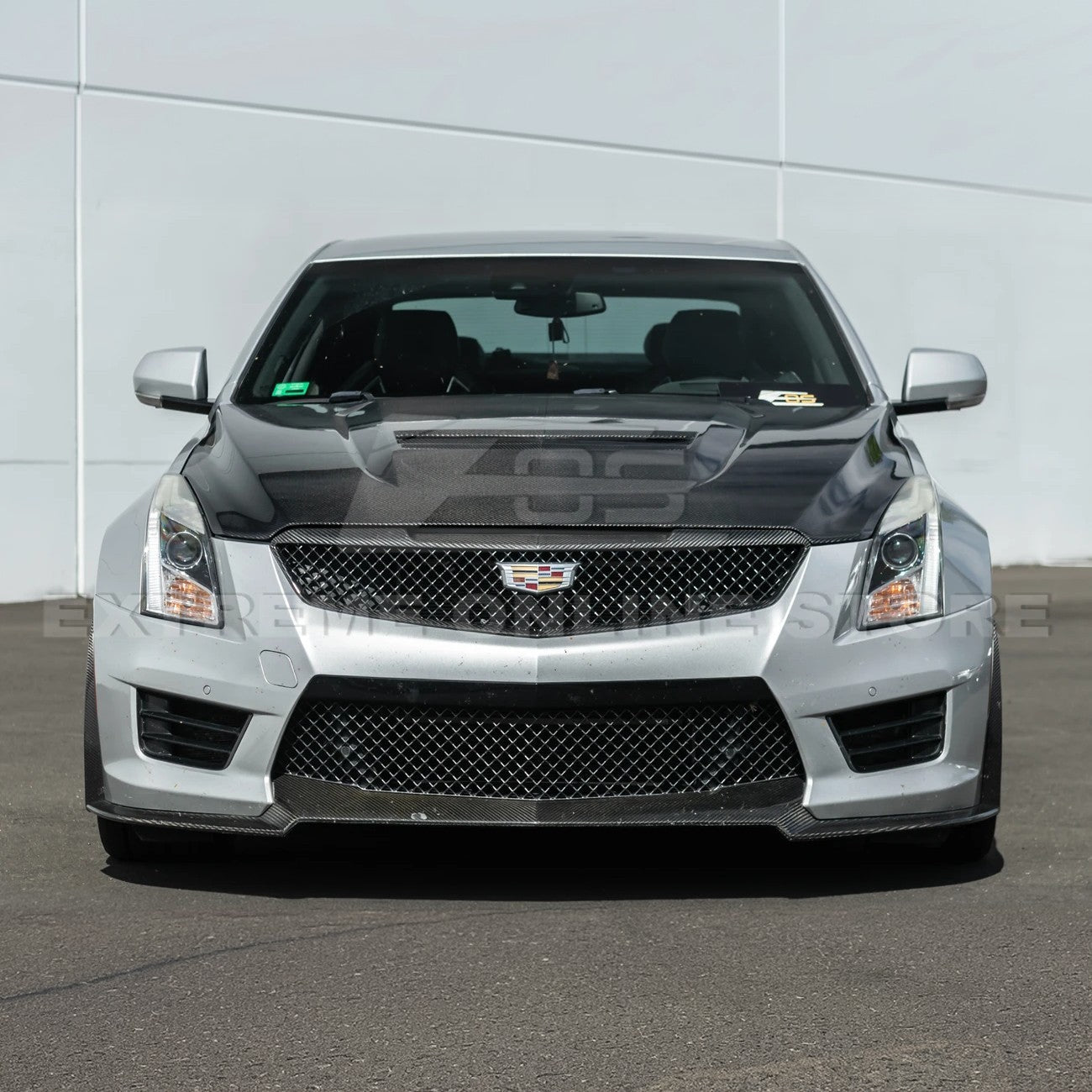 Cadillac ATS ATS-V Factory Style Carbon Fiber Hood Vent Cover 2016-2019