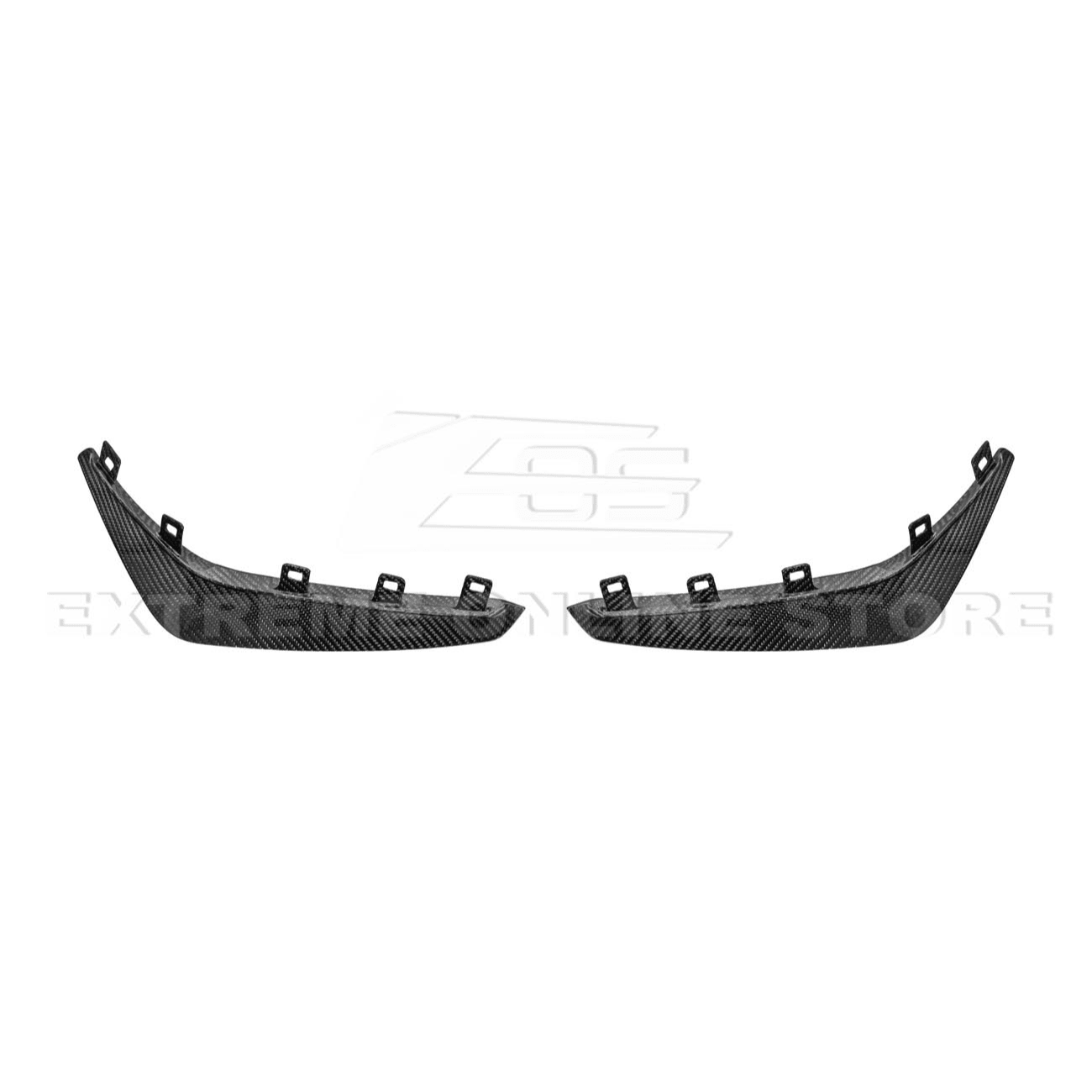 Cadillac CT4-V Blackwing Carbon Fiber Front Lip Splitter and Canards 2020-Up