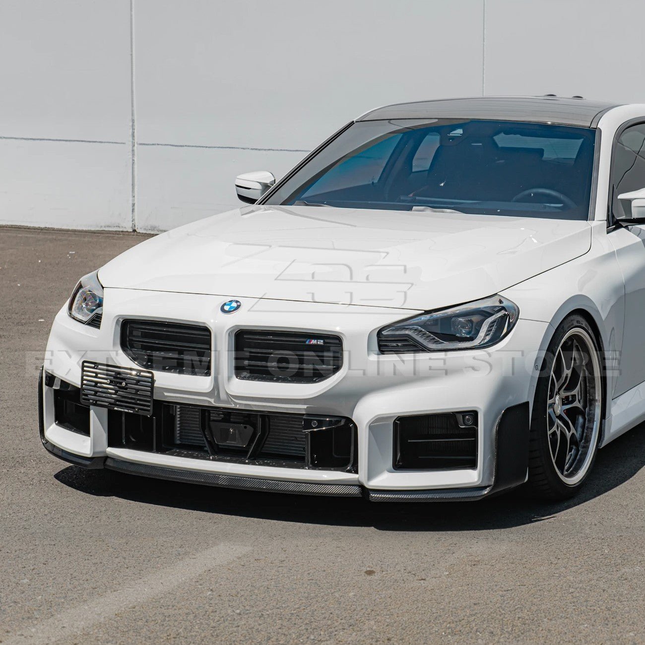 BMW G87 M2 M Performance Style Carbon Fiber Front Splitter Lip 2023-Up