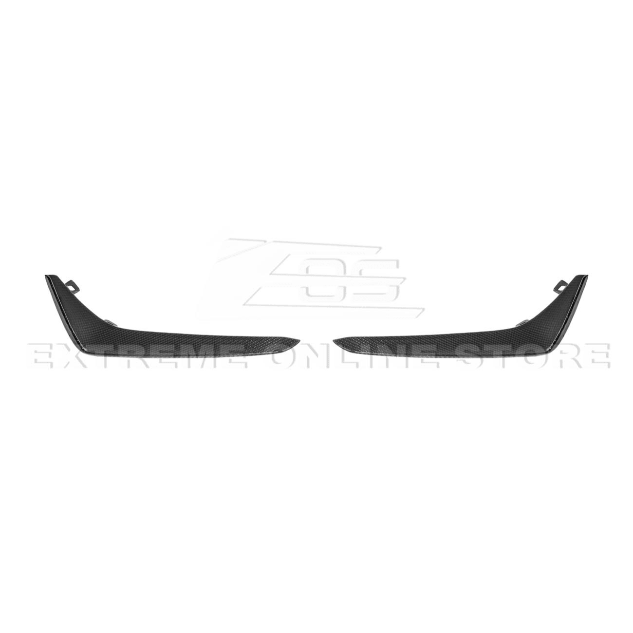 Cadillac CT4-V Blackwing Carbon Fiber Front Lip Splitter and Canards 2020-Up