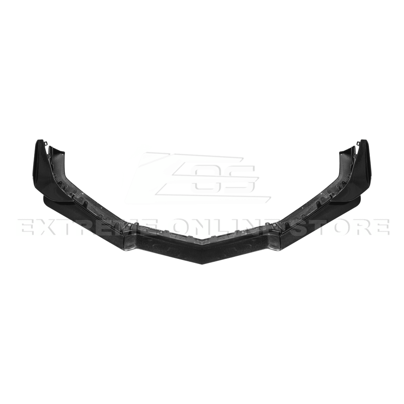Chevrolet Corvette C8 Z06 E-Ray Z07 Extended Package Dry Carbon Fiber Front Splitter Canards Kit 2023-Up