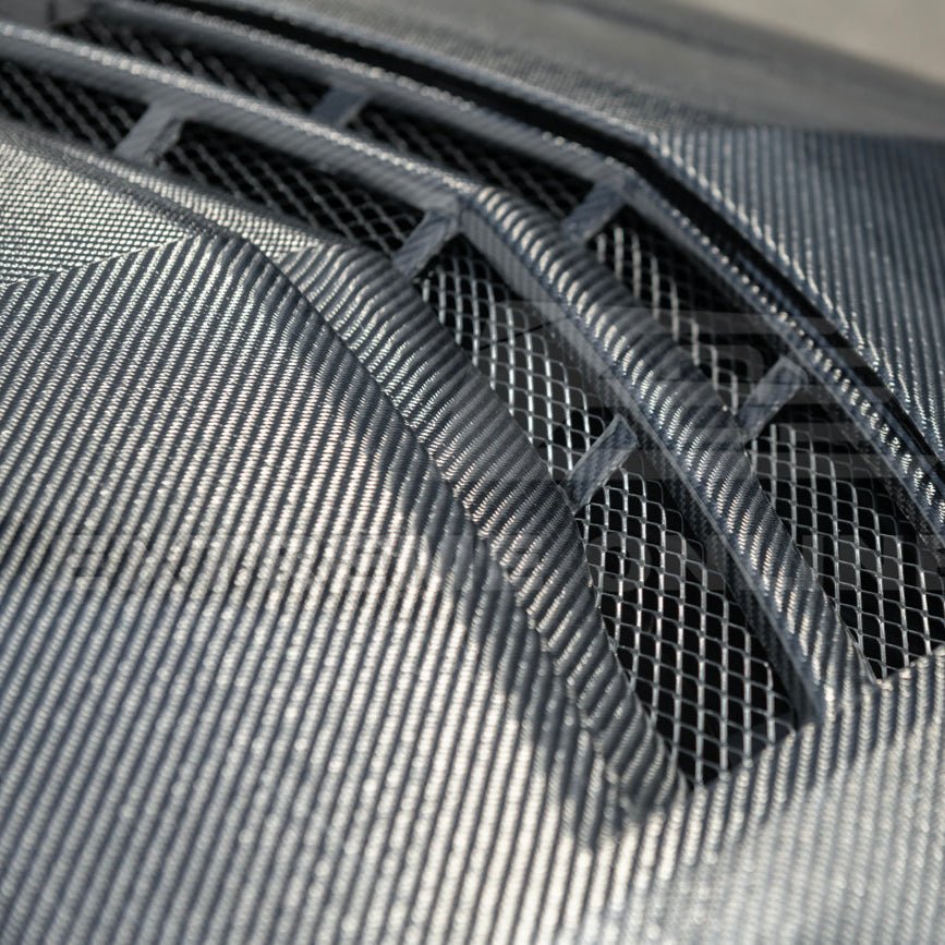 Cadillac ATS ATS-V Factory Style Carbon Fiber Hood Vent Cover 2016-2019