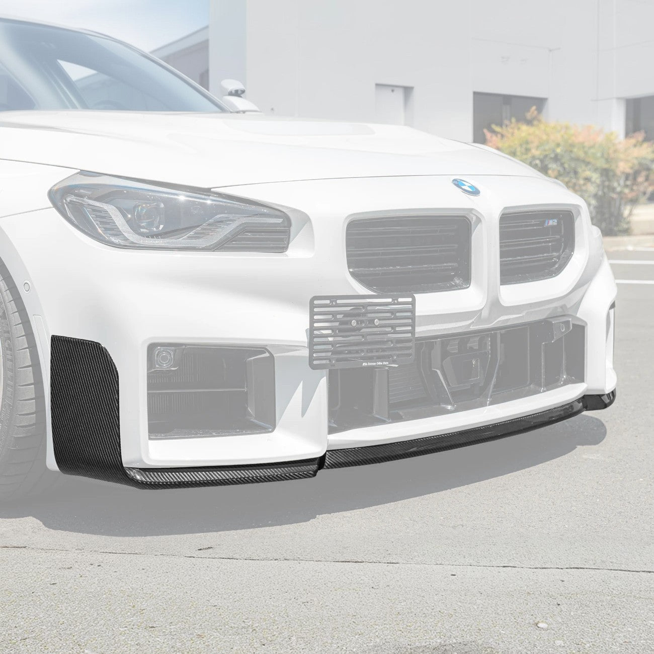 BMW G87 M2 M Performance Style Carbon Fiber Front Splitter Lip 2023-Up
