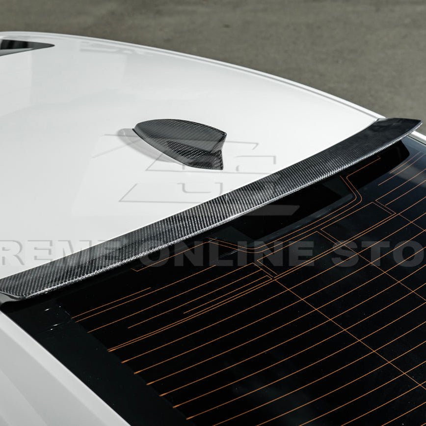 Cadillac CT4 / CT4-V Carbon Fiber Rear Roof Window Spoiler 2020-Up