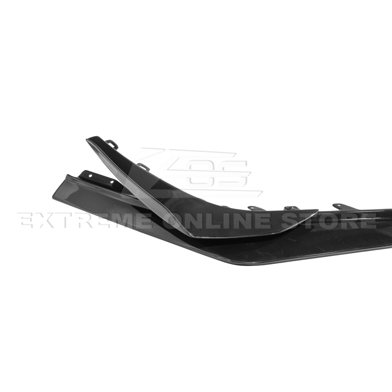 Chevrolet Corvette C8 Z06 E-Ray Z07 Extended Package Dry Carbon Fiber Front Splitter Canards Kit 2023-Up