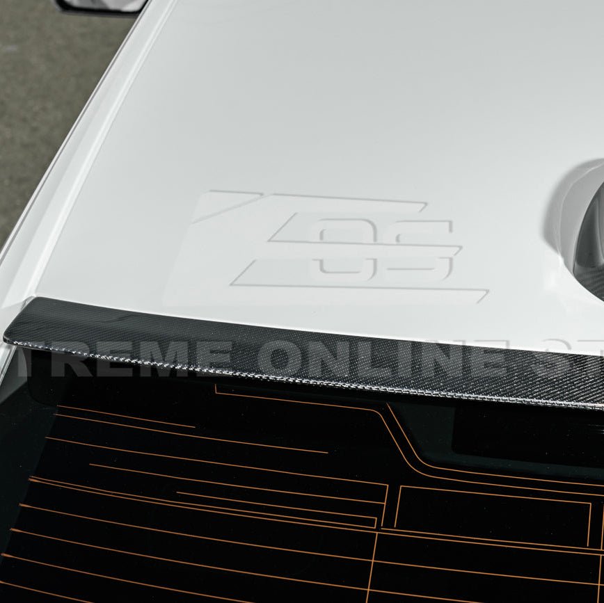 Cadillac CT4 / CT4-V Carbon Fiber Rear Roof Window Spoiler 2020-Up