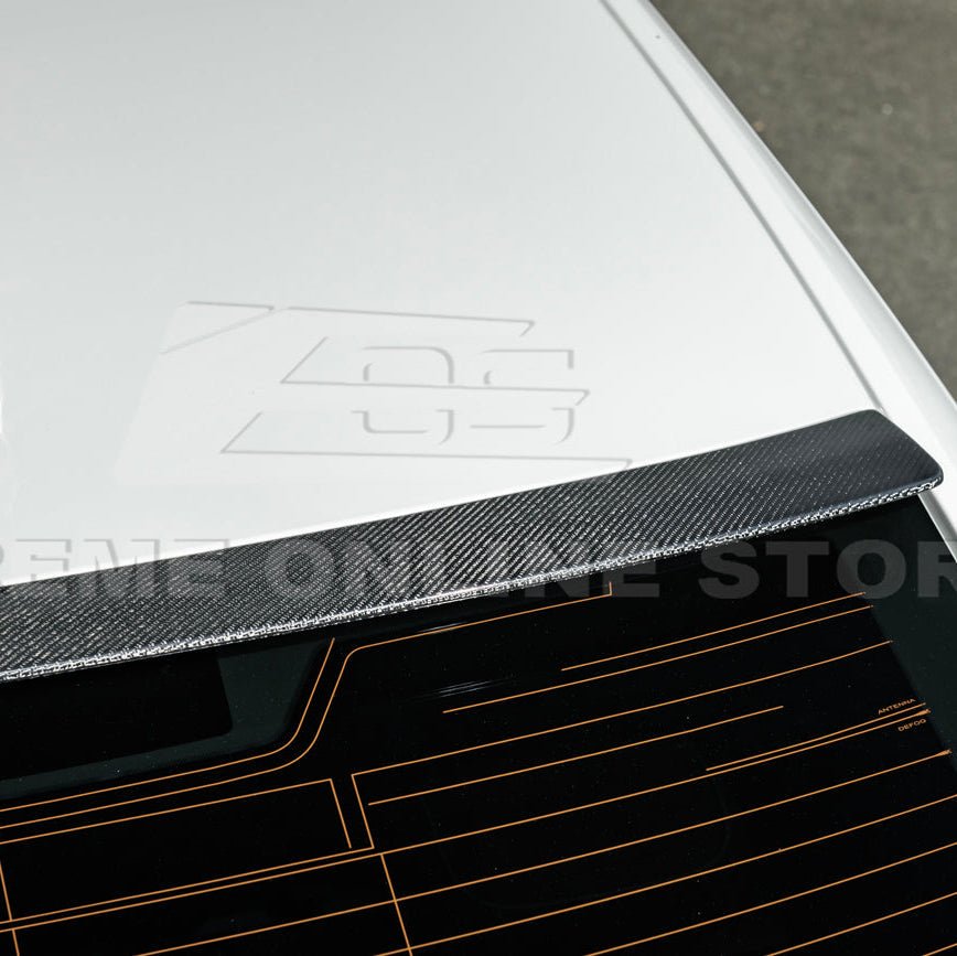 Cadillac CT4 / CT4-V Carbon Fiber Rear Roof Window Spoiler 2020-Up