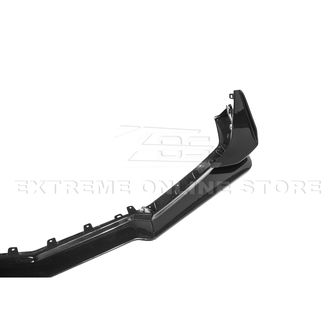 Chevrolet Corvette C8 Z06 E-Ray Z07 Extended Package Dry Carbon Fiber Front Splitter Canards Kit 2023-Up