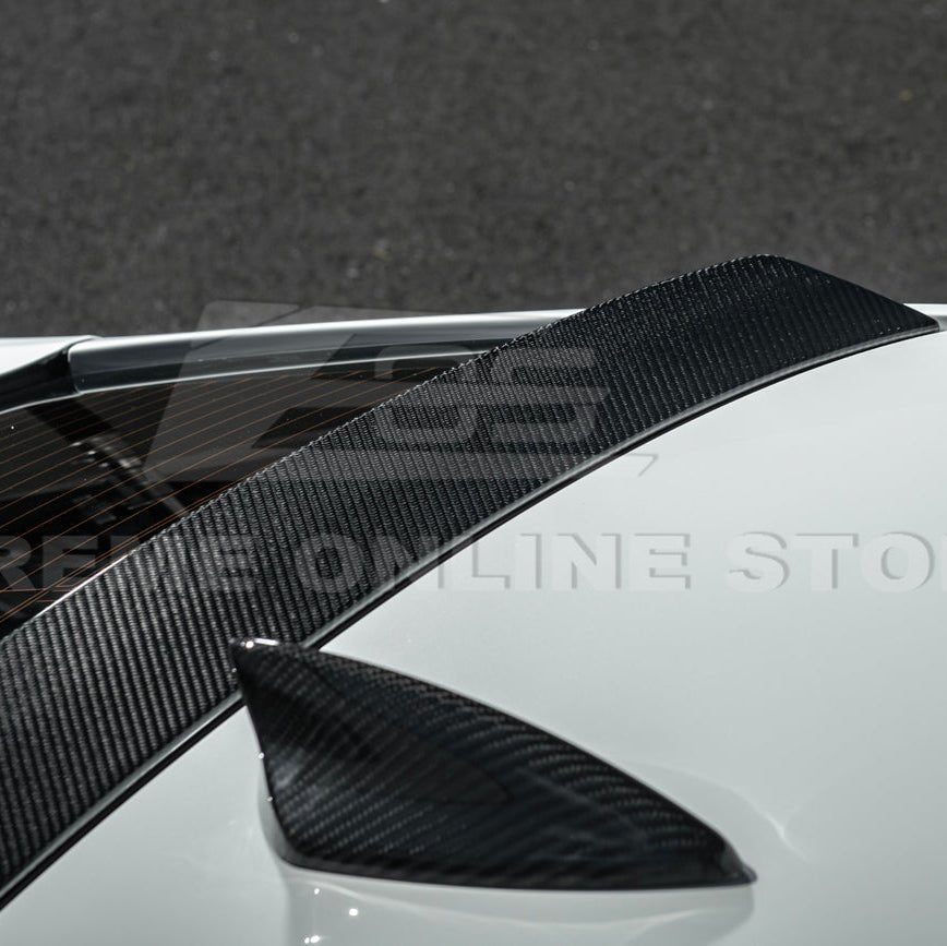 Cadillac CT4 / CT4-V Carbon Fiber Rear Roof Window Spoiler 2020-Up