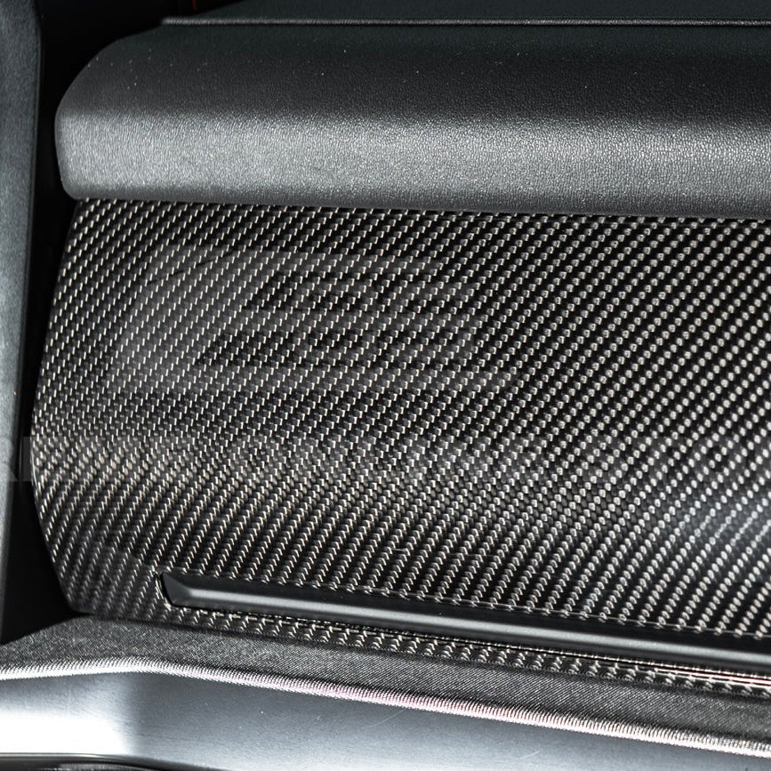 Ford F-150 14th Gen Dry Carbon Fiber Passenger Side Storage Panel Cover 2021-Up