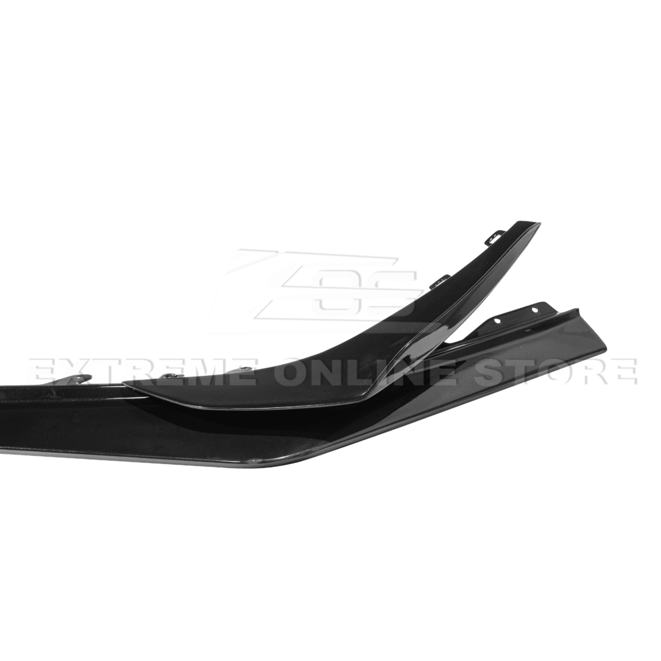Chevrolet Corvette C8 Z06 E-Ray Z07 Extended Package Dry Carbon Fiber Front Splitter Canards Kit 2023-Up
