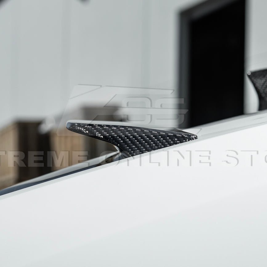 Cadillac CT4 / CT4-V Carbon Fiber Rear Roof Window Spoiler 2020-Up