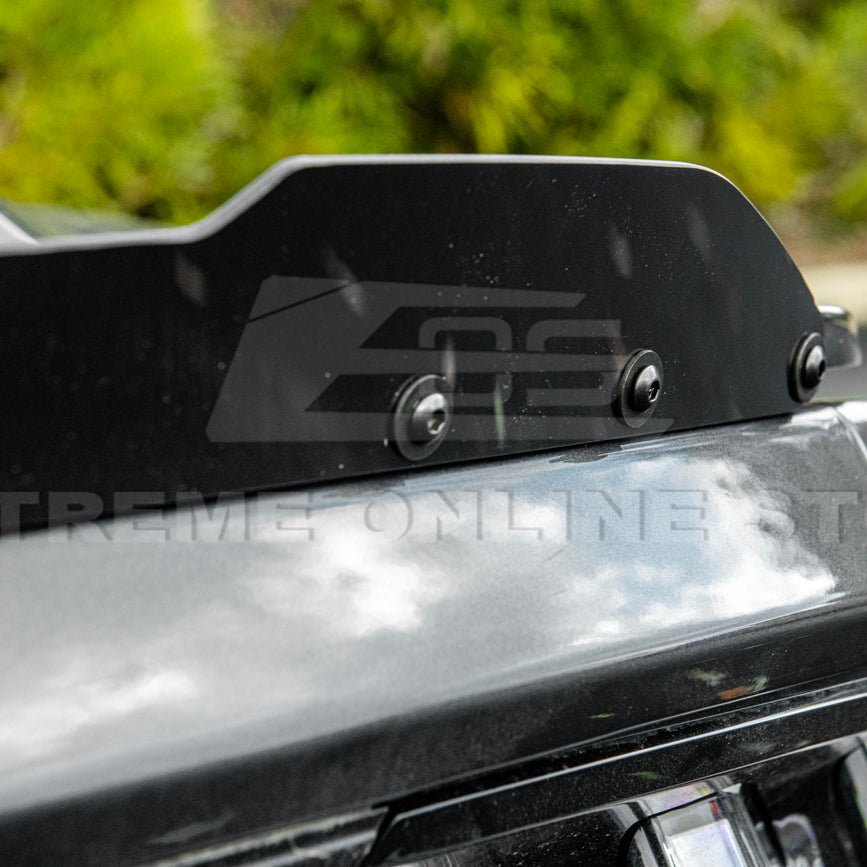 Ford Mustang S550 EOS Performance Track Style Smoke Carbon Wickerbill Spoiler Flap Insert 2015-2023