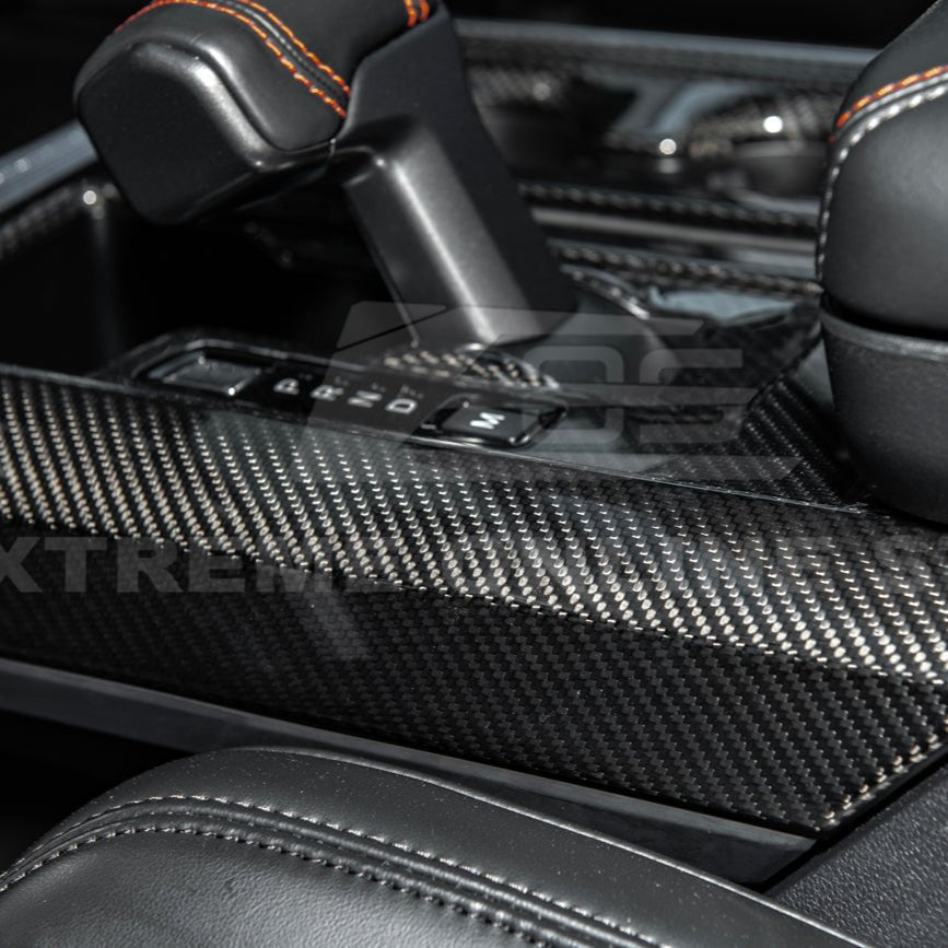 Ford F-150 Factory Style Dry Carbon Fiber Center Console Side Panel Trim Cover 2021-Up
