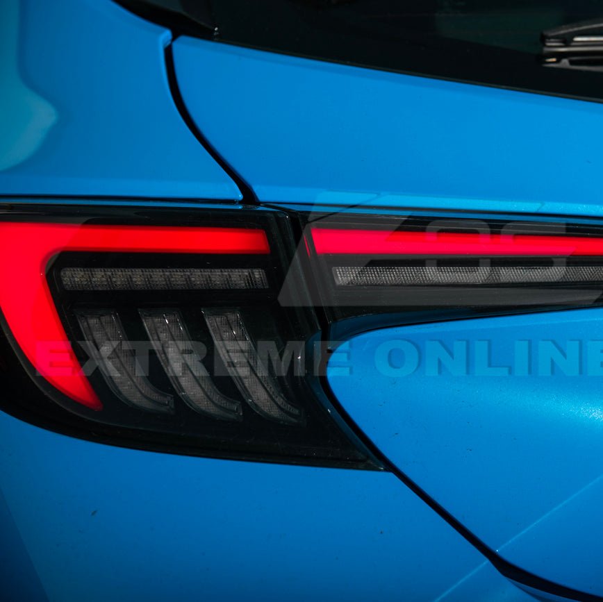 Corolla Hatchback GR Sequential LED Clear Rear Taillights 2019-Up