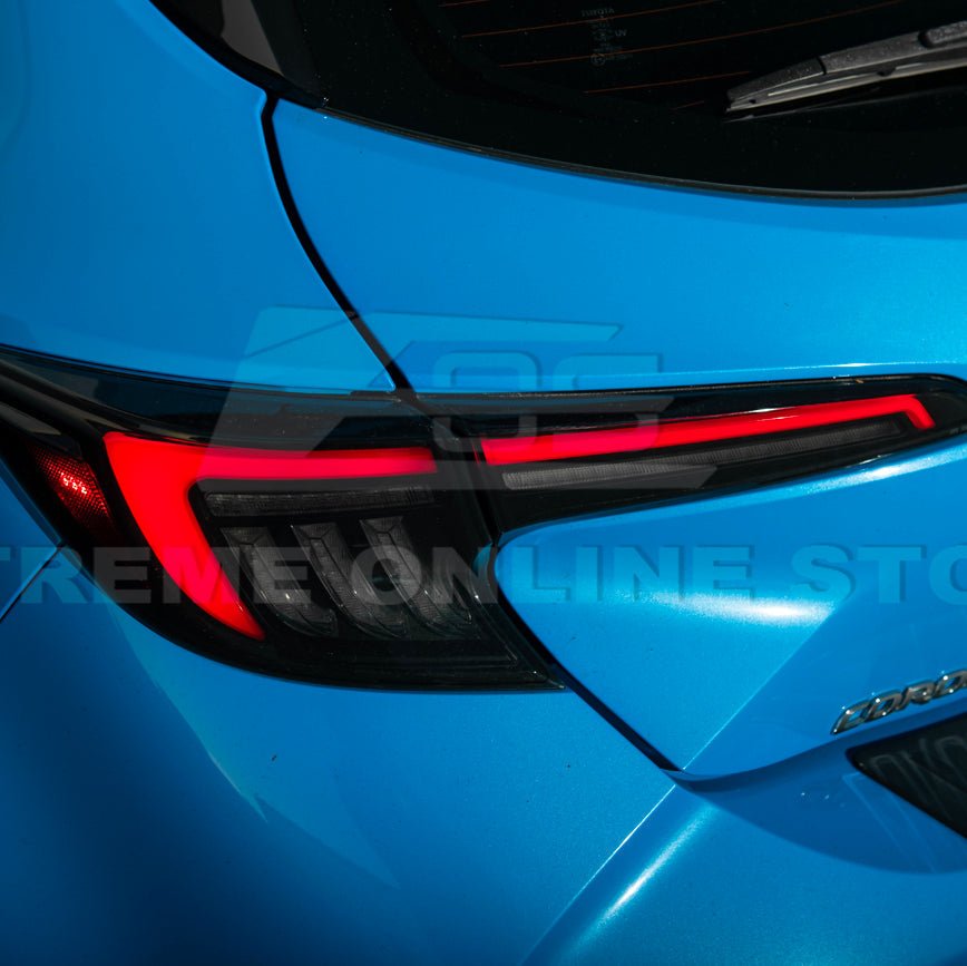 Corolla Hatchback GR Sequential LED Clear Rear Taillights 2019-Up