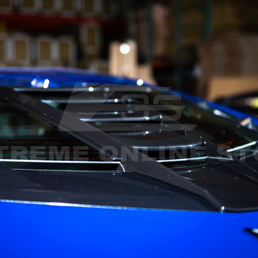 Corvette C8 ZR1 Style Carbon Flash Rear Window Louver Vent Cover 2020-Up