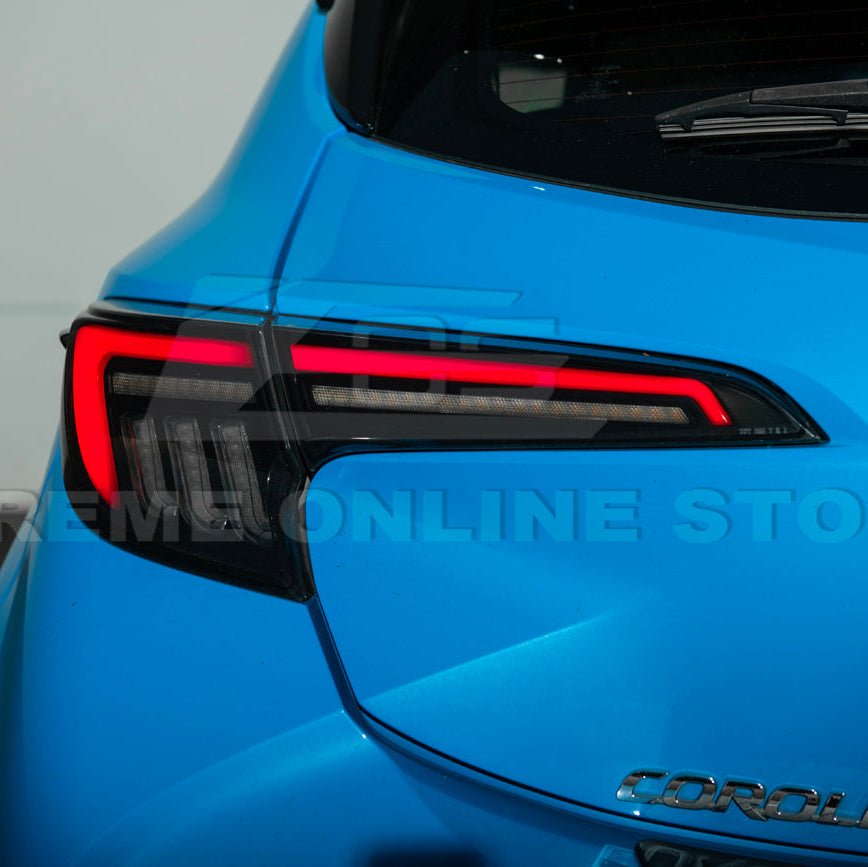 Corolla Hatchback GR Sequential LED Clear Rear Taillights 2019-Up