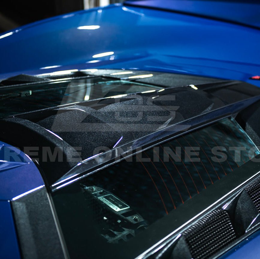 Corvette C8 ZR1 Style Carbon Flash Rear Window Louver Vent Cover 2020-Up