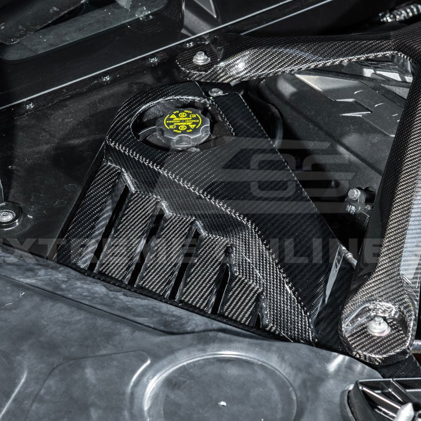 Chevrolet Corvette C8 E-Ray Coupe Factory Style Dry Carbon Fiber Engine Bay Panel 2024-Up
