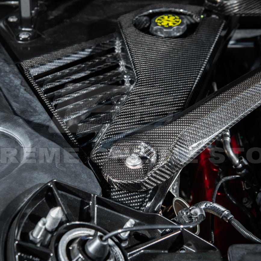 Chevrolet Corvette C8 E-Ray Coupe Factory Style Dry Carbon Fiber Engine Bay Panel 2024-Up