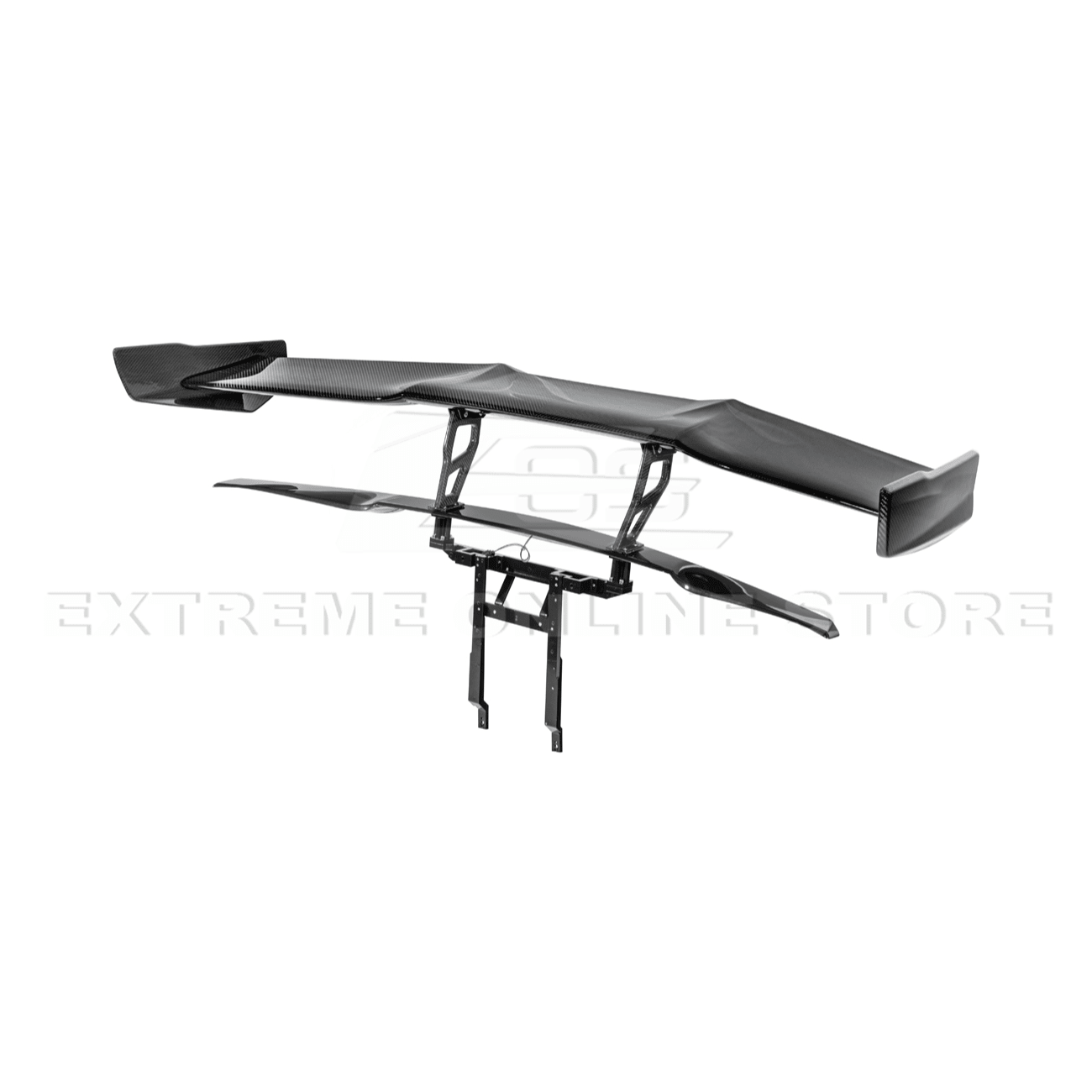 Chevrolet Corvette C7 ZR1 ZTK Style Carbon Fiber Extended High Wing Spoiler Kit 2014-2019