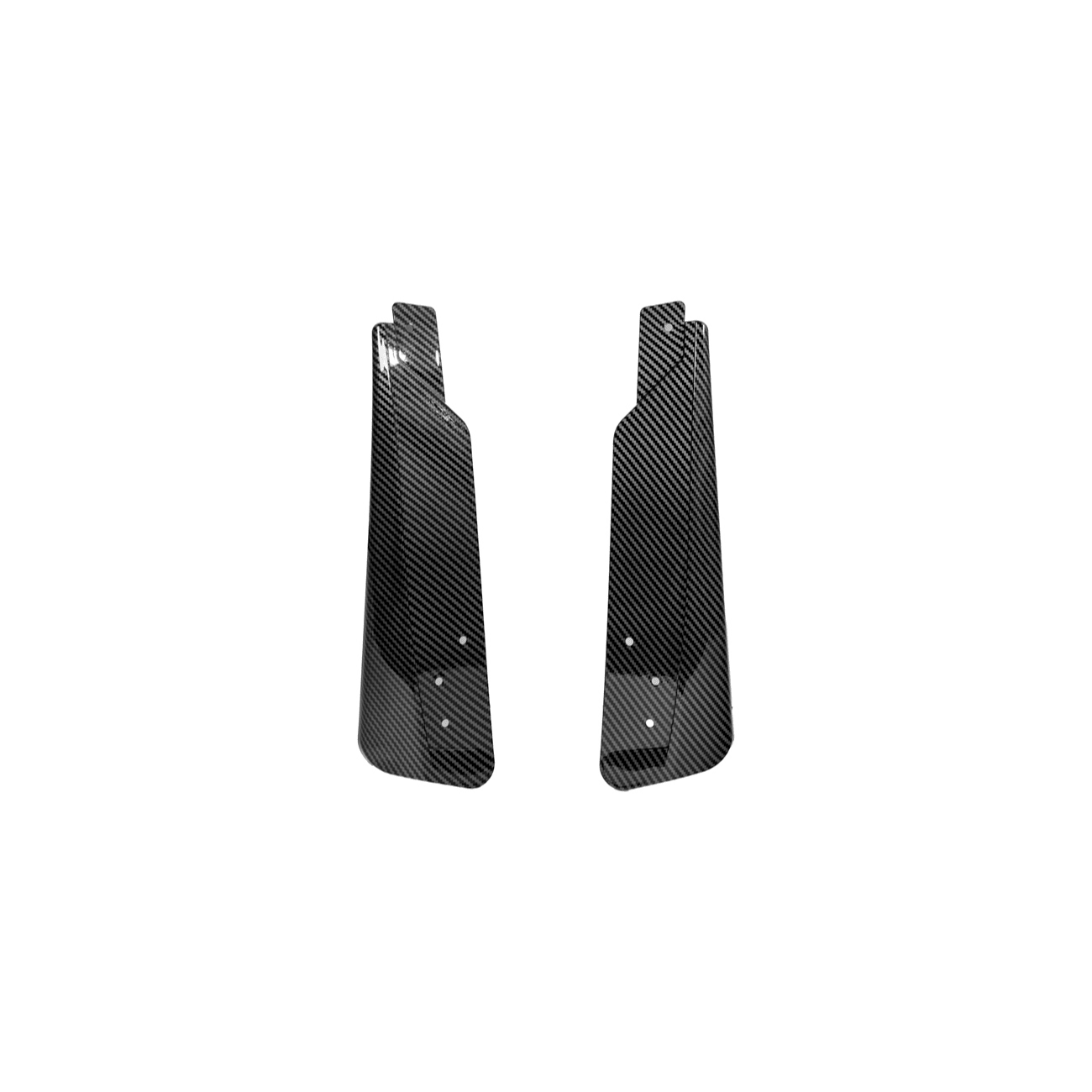 Ford Mustang S650 EOS Dry Carbon Fiber Mud Flap Splash Guard Set 2024-Up