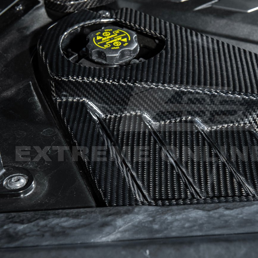 Chevrolet Corvette C8 E-Ray Coupe Factory Style Dry Carbon Fiber Engine Bay Panel 2024-Up