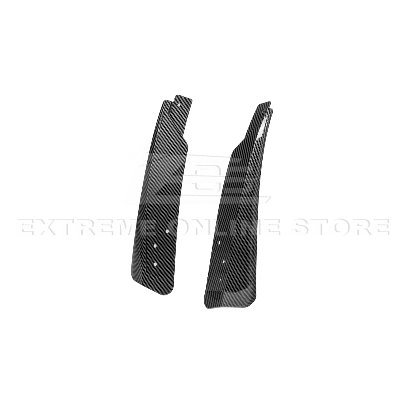 Ford Mustang S650 EOS Dry Carbon Fiber Mud Flap Splash Guard Set 2024-Up
