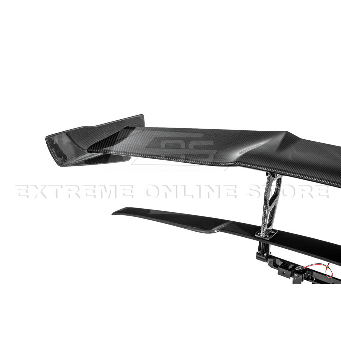 Chevrolet Corvette C7 ZR1 ZTK Style Carbon Fiber Extended High Wing Spoiler Kit 2014-2019