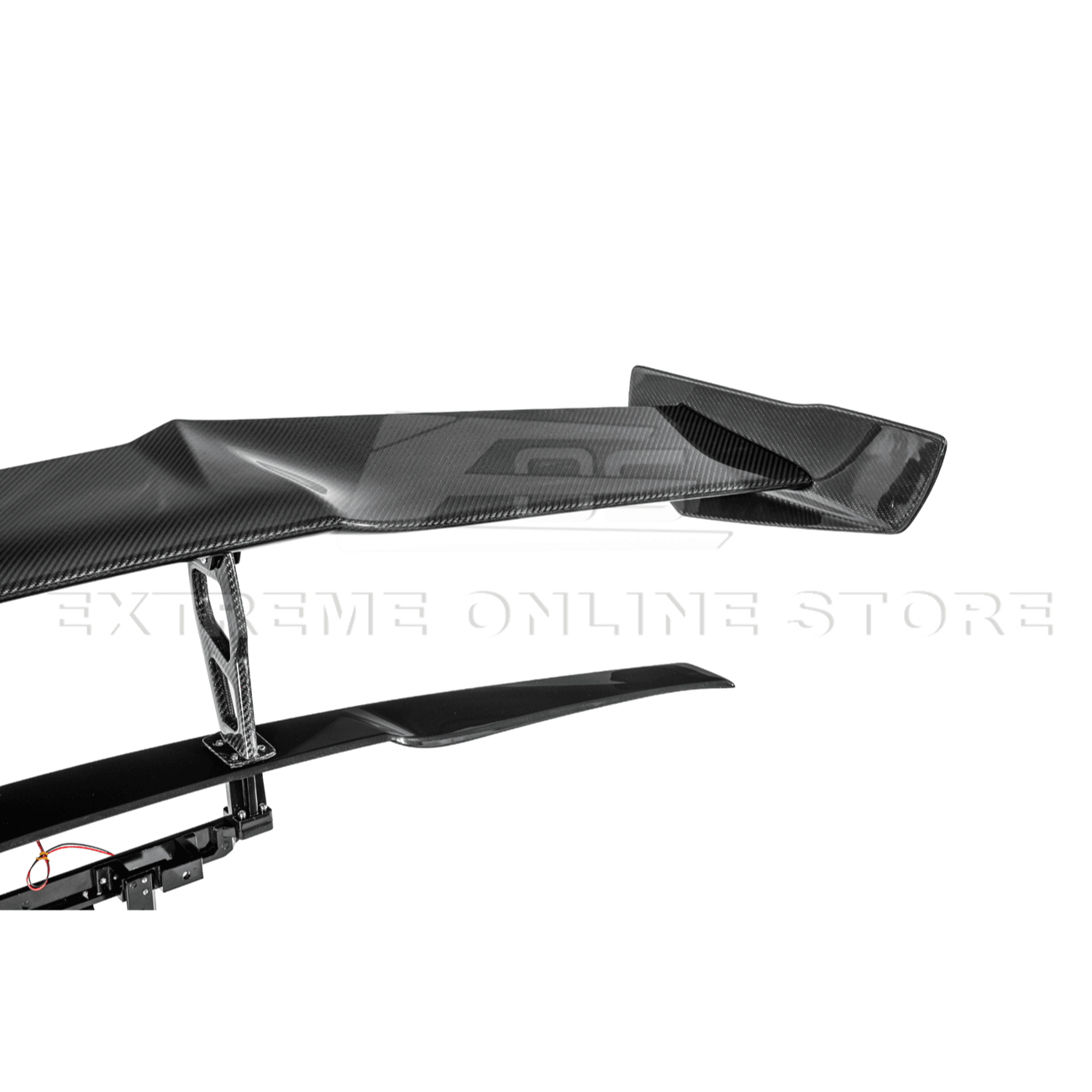 Chevrolet Corvette C7 ZR1 ZTK Style Carbon Fiber Extended High Wing Spoiler Kit 2014-2019