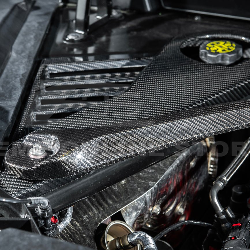 Chevrolet Corvette C8 E-Ray Coupe Factory Style Dry Carbon Fiber Engine Bay Panel 2024-Up
