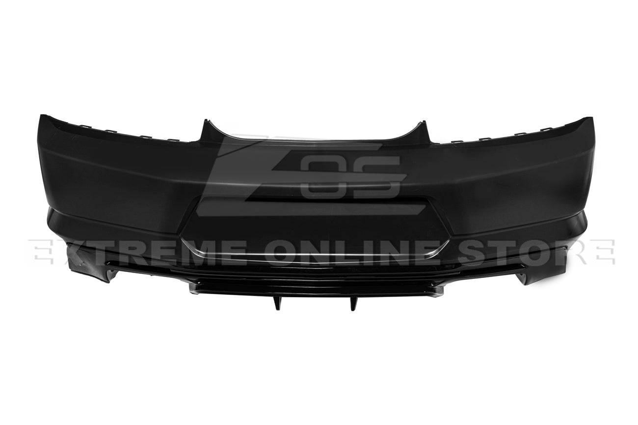 Chevrolet Camaro 6th Gen ZL1 Style Primed Black Rear Bumper Conversion Kit 2016-2018