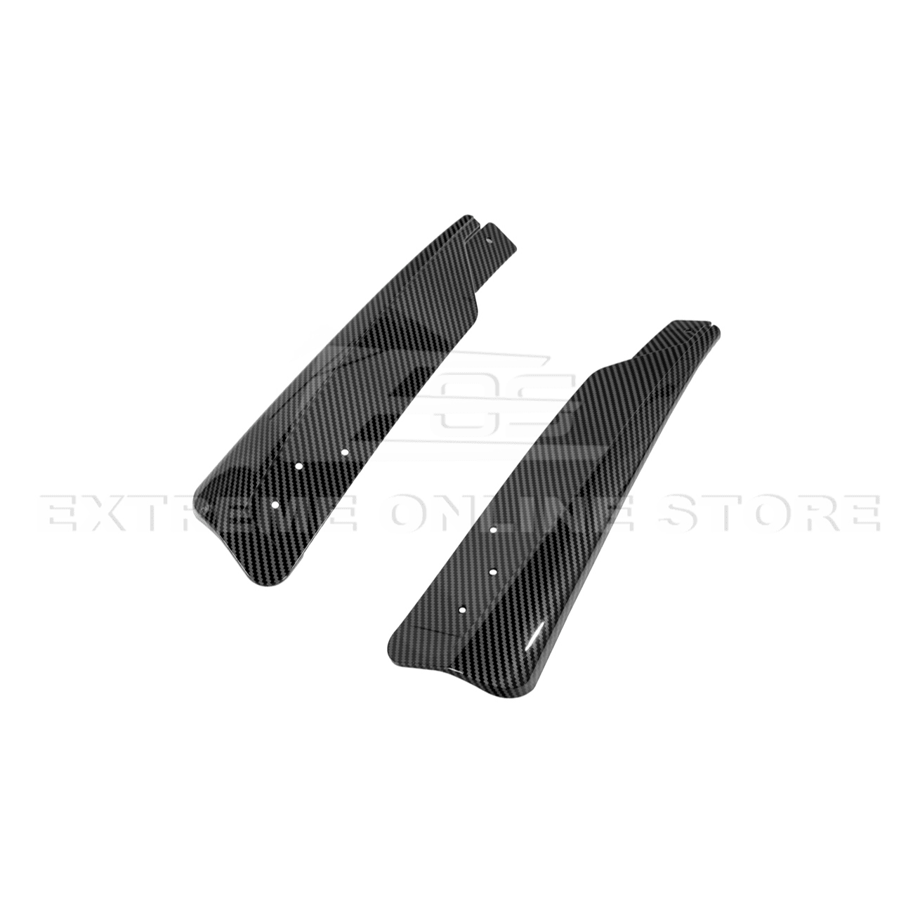 Ford Mustang S650 EOS Dry Carbon Fiber Mud Flap Splash Guard Set 2024-Up