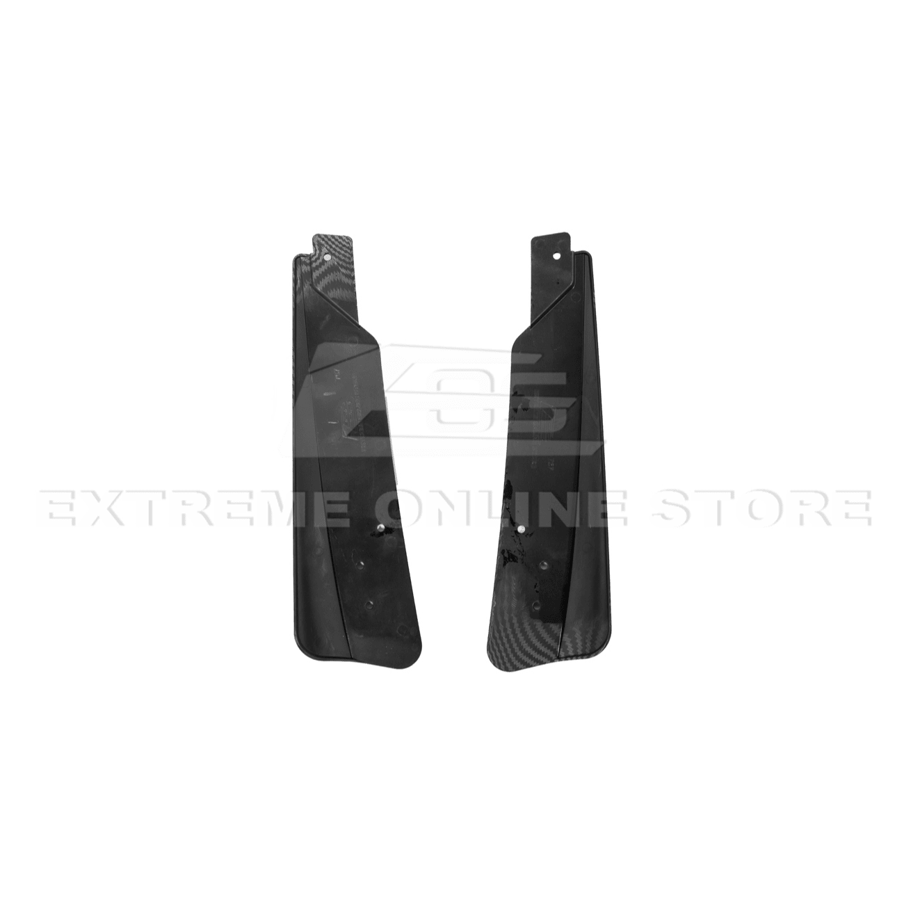 Ford Mustang S650 EOS Dry Carbon Fiber Mud Flap Splash Guard Set 2024-Up