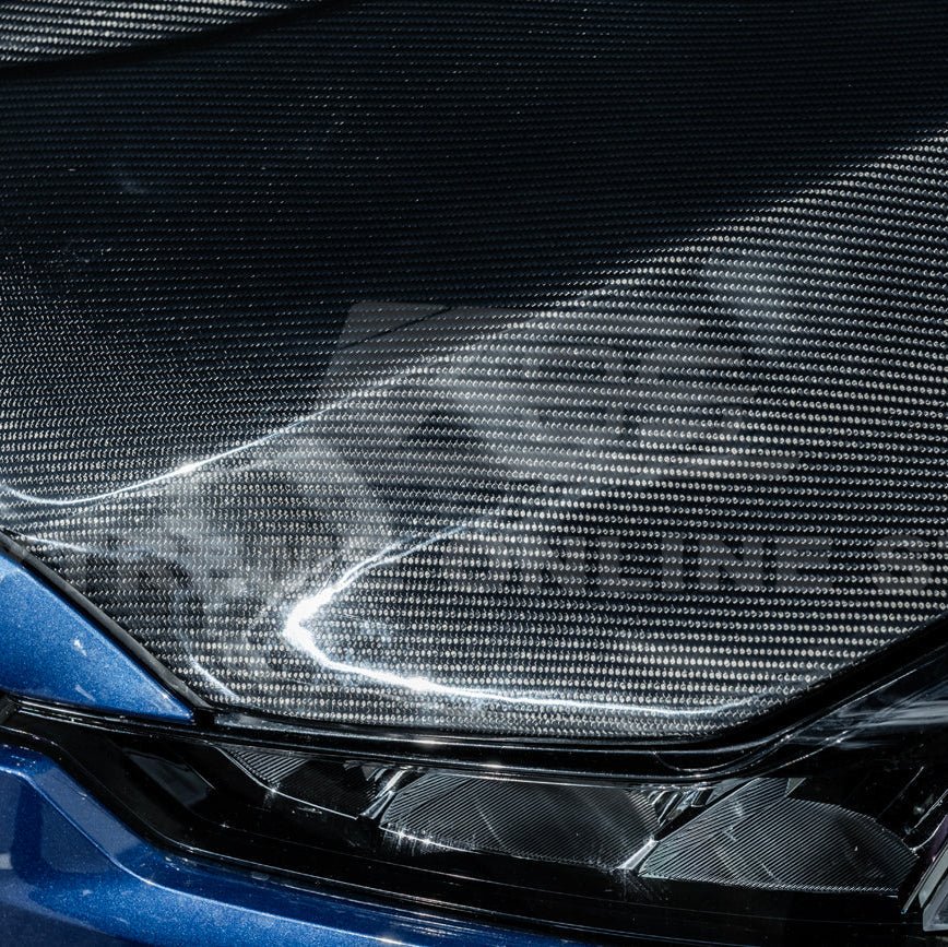 Cadillac CT5 / CT5-V Carbon Fiber Front Bumper Hood Vented Cover Blackwing Style 2020-Up