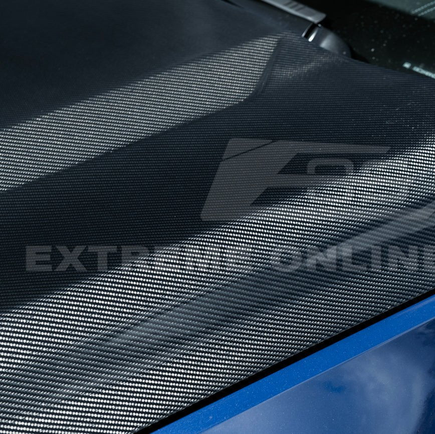 Cadillac CT5 / CT5-V Carbon Fiber Front Bumper Hood Vented Cover Blackwing Style 2020-Up