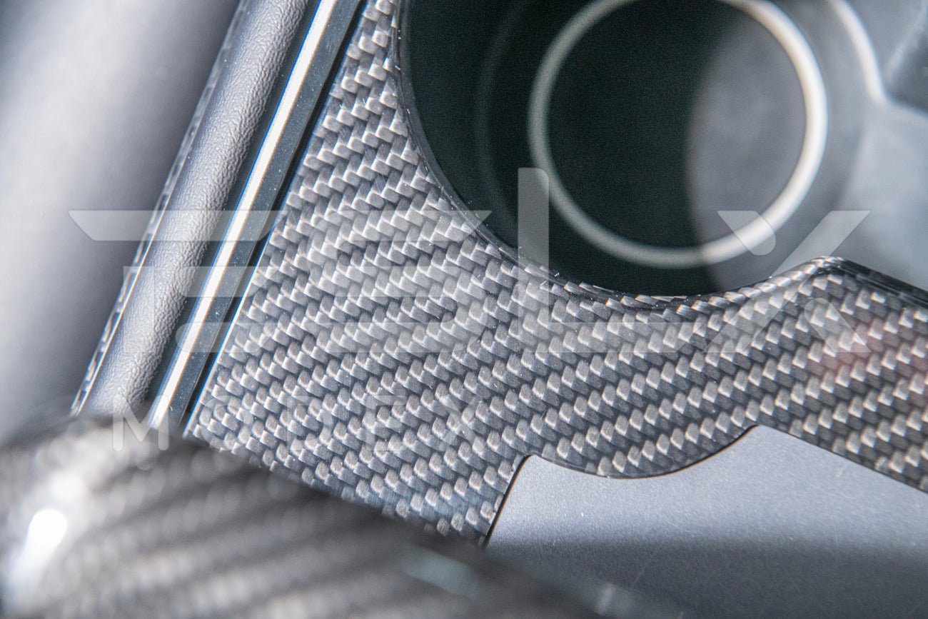 Tesla Model 3 Model Y Carbon Fiber Interior Center Console Cover 2020-2024