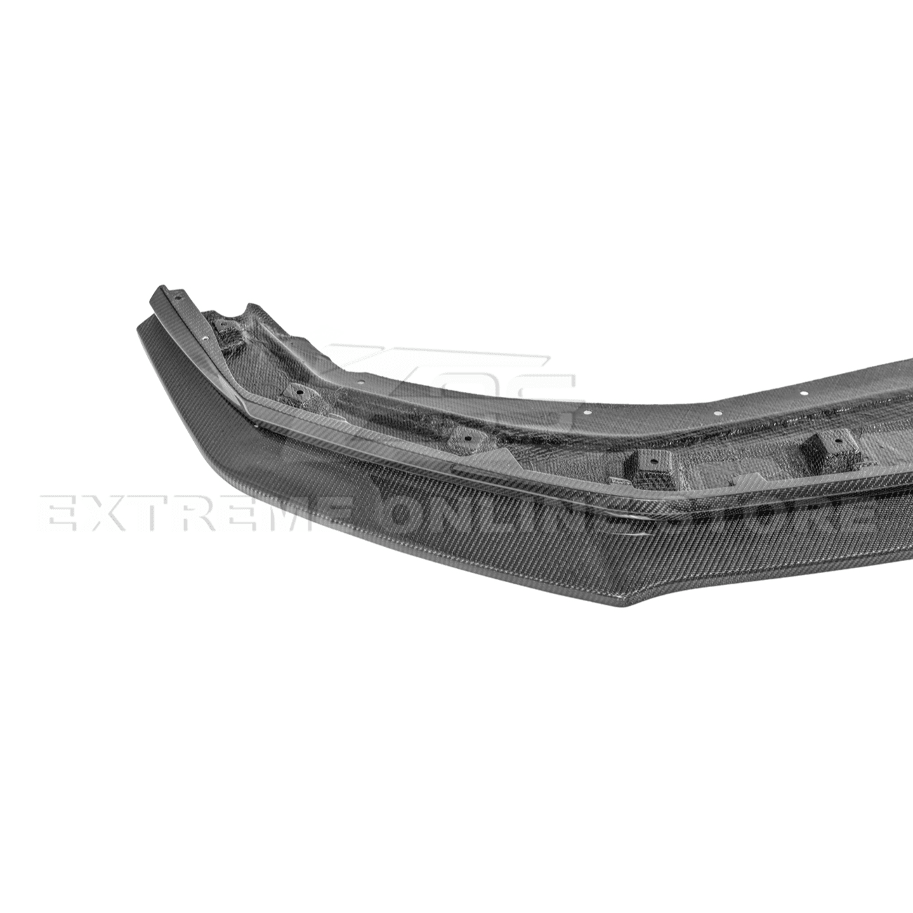 2024+ Ford Mustang Front BumpFord Mustang S650 Dark Horse Factory Style Carbon Fiber Front Bumper Lip Splitter Panel 2024-Uper Lip Splitter Panel