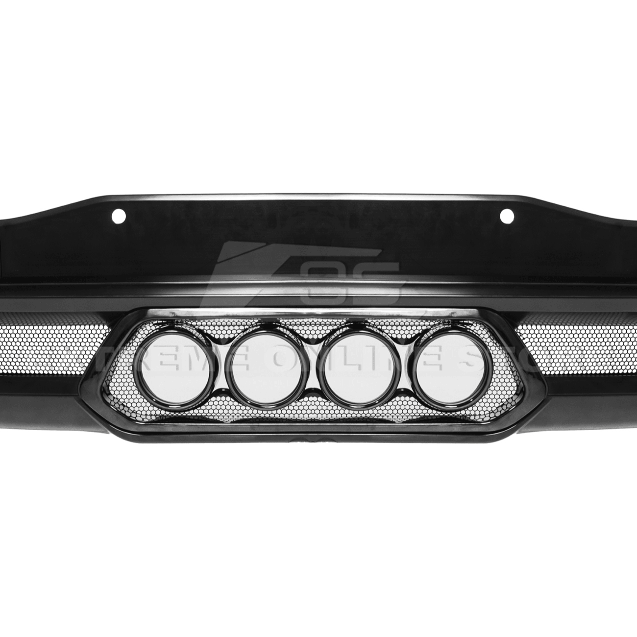 Chevrolet Corvette C8 Z06 Package Style Matte Black Rear Center Quad Exit Diffuser 2020-Up