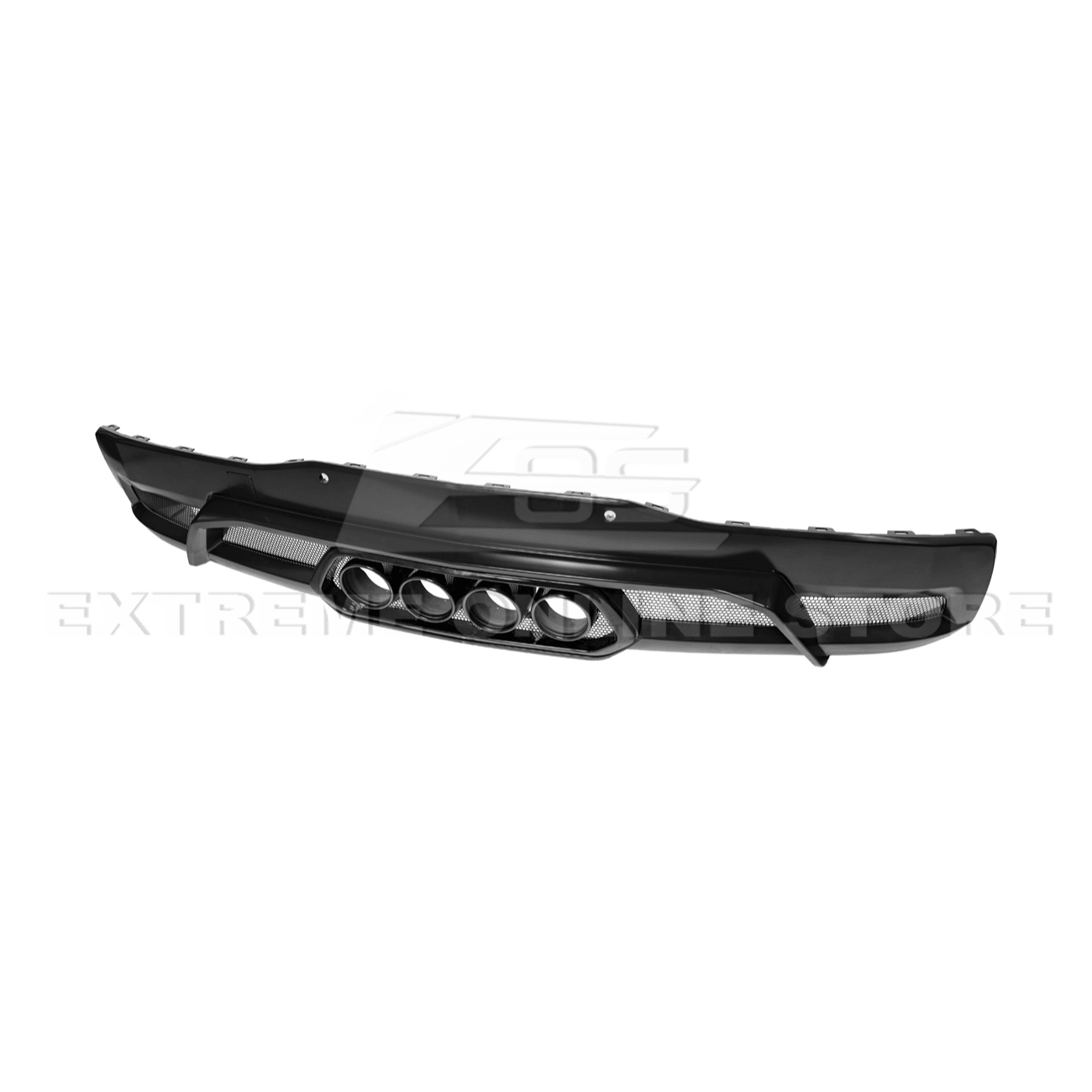 Chevrolet Corvette C8 Z06 Package Style Matte Black Rear Center Quad Exit Diffuser 2020-Up