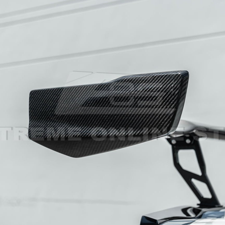 Chevrolet Corvette C7 ZR1 ZTK Style Carbon Fiber Extended High Wing Spoiler Kit 2014-2019