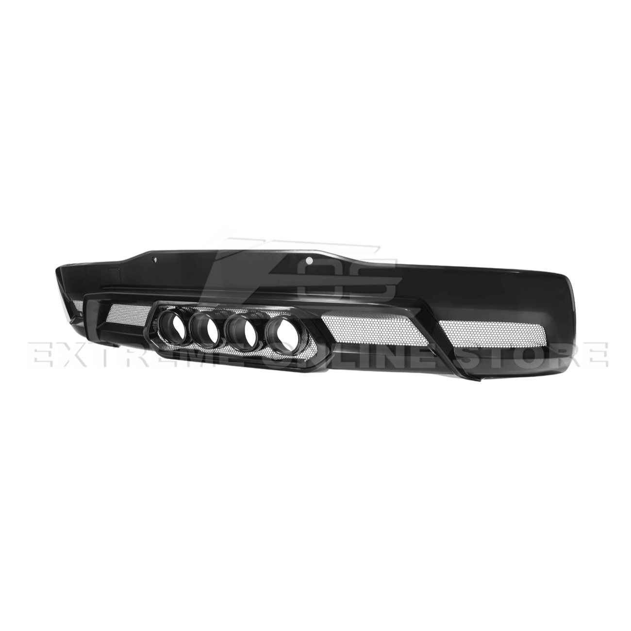 Chevrolet Corvette C8 Z06 Package Style Matte Black Rear Center Quad Exit Diffuser 2020-Up