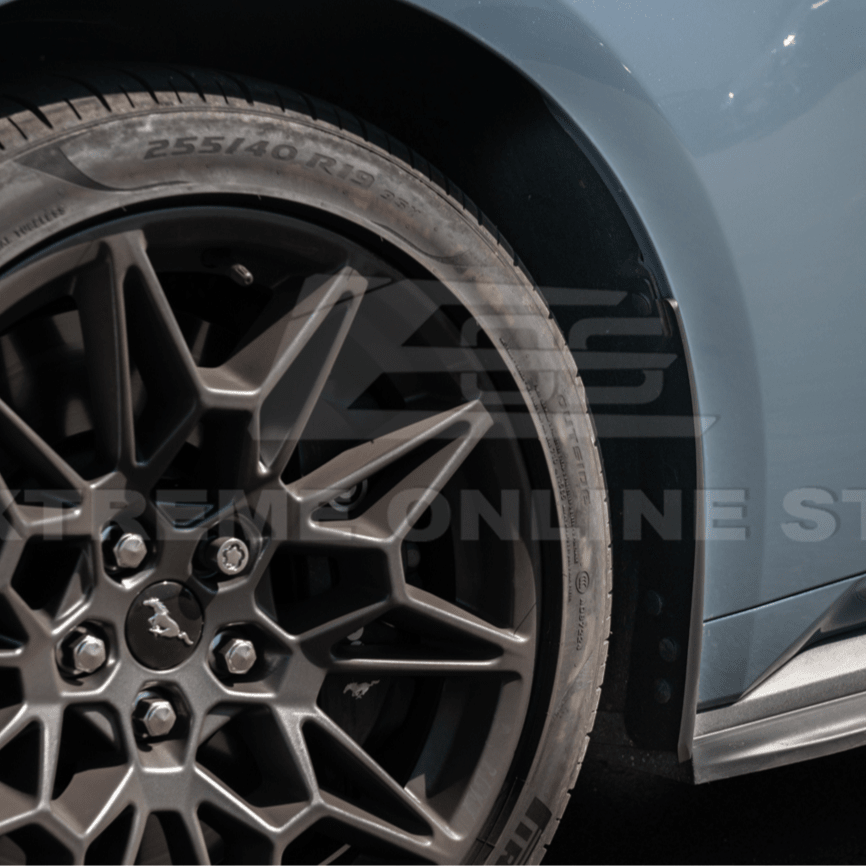 Ford Mustang S650 EOS Dry Carbon Fiber Mud Flap Splash Guard Set 2024-Up