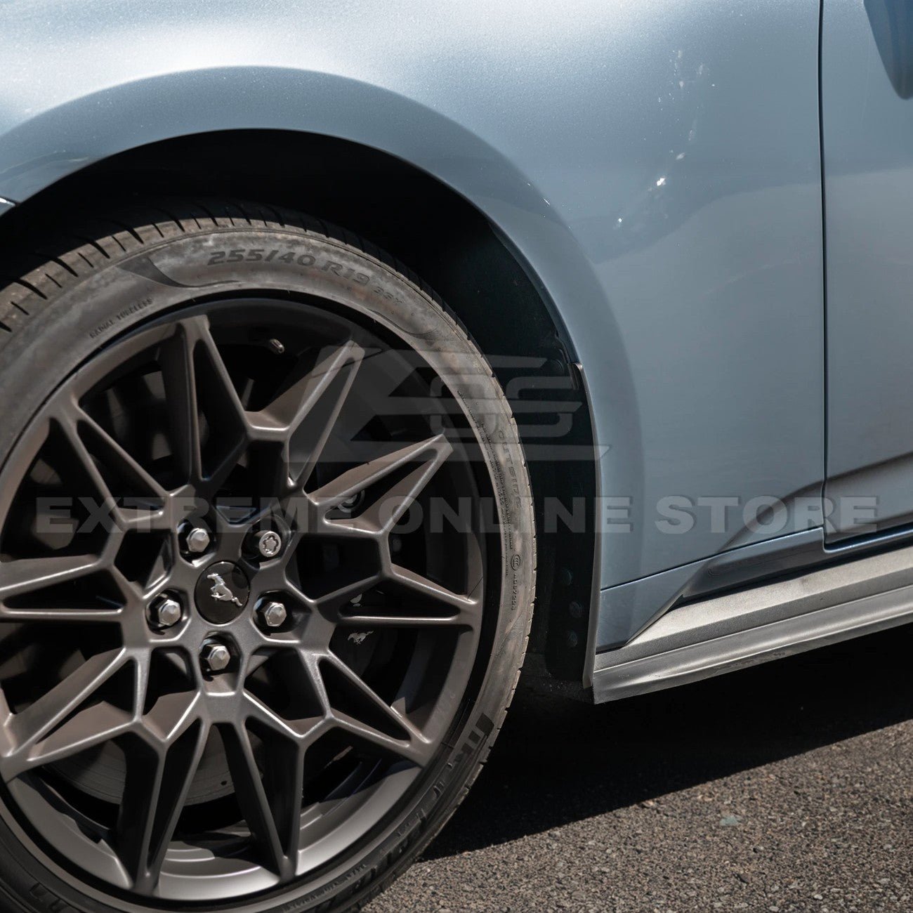 Ford Mustang S650 EOS Dry Carbon Fiber Mud Flap Splash Guard Set 2024-Up
